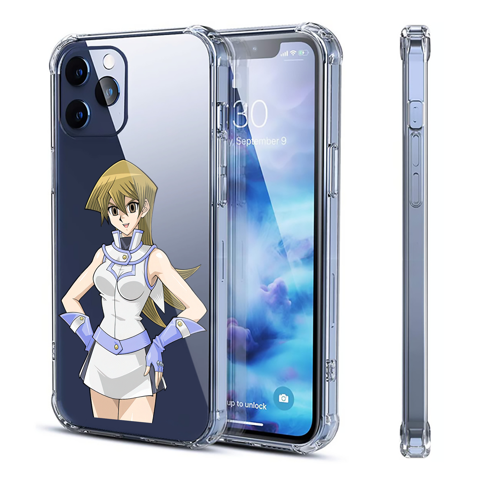 （画像用） 遊☆戯☆王 Yu-Gi-Oh! 【iPhone 12シリーズ対応】透明スマホケース（クリアソフトケース）